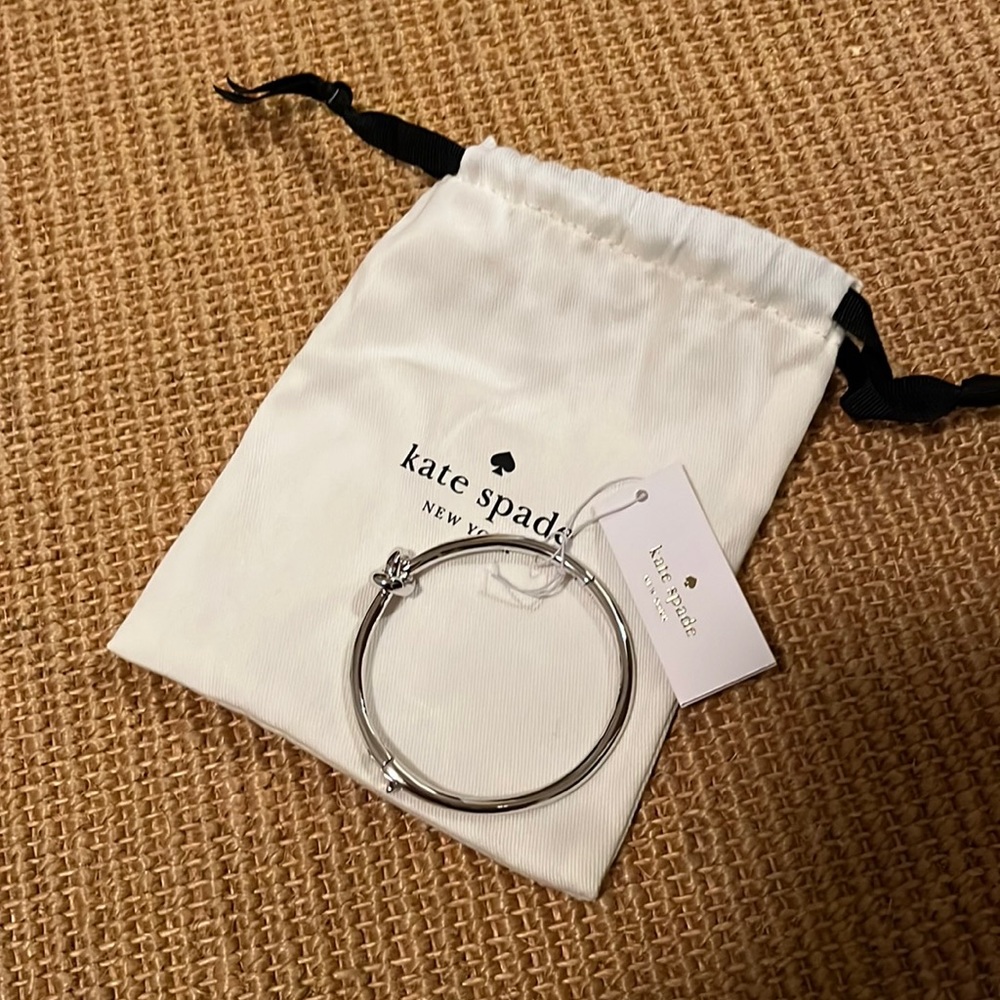 NWT Kate Spade Silver Sailors Knot Bracelet